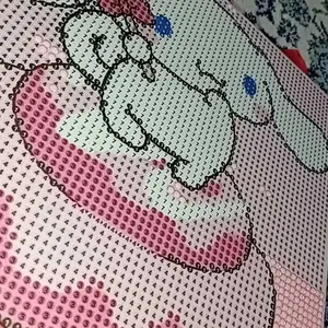 (20 x 20CM) Mainan Edukasi Anak DIY Diamond Painting Kit Sanrio Set Lengkap dengan Bingkai Lukisan berlian Dekorasi Kamar Anak-Anak