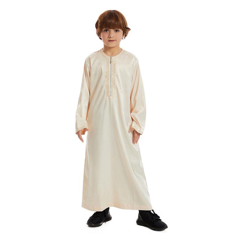 Product Introduction of Middle East Dubai Southeast Asia Children's Robe Children's Boys Robe Spot New Th880 Comfortable Hot Sale 17