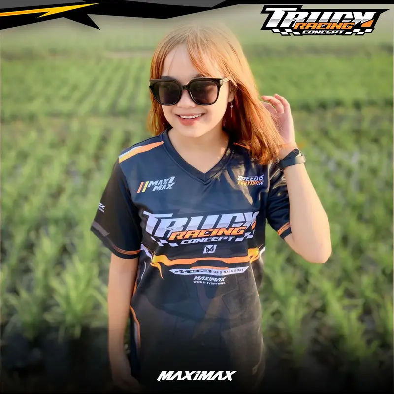 JERSEY CANTER RACING | Jersey Truck Canter | Jersey Truck Premium - HITAM 0
