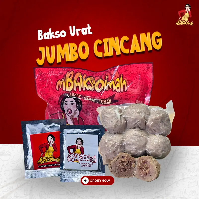 Bakso Urat Cincang (1 Pack bakso Urat Cincang 6 pcs) 0