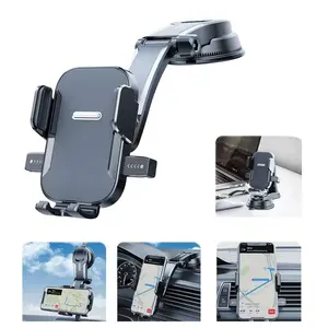 Holder HP Mobil Putar 360° – Dudukan HP Dashboard & Kaca Mobil Fleksibel