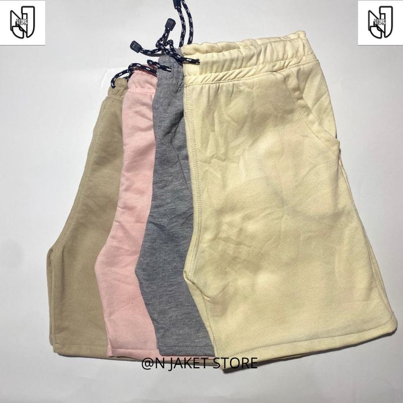 NJSD.IDCELANA PENDEK BOARDSHORT /CELANA PENDEK / UNISEX PEREMIUM Tebal Pria Hitam Katun Casual Pant Santai Dewasa 2