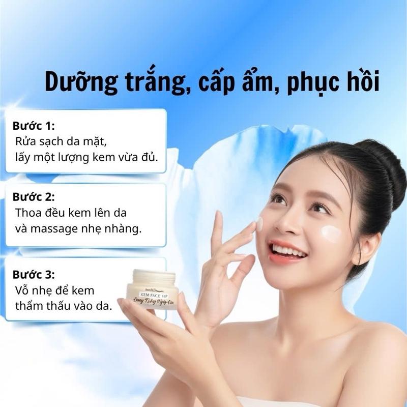 KEM PHỤ HỒI Face Dưỡng Trắng Ngày Đêm MD Khmer94 - Cấp Ẩm Căng Bóng Da Mặt Kem Dưỡng Trắng Không Trị Nám - Hũ 25gram - Serum Skincare