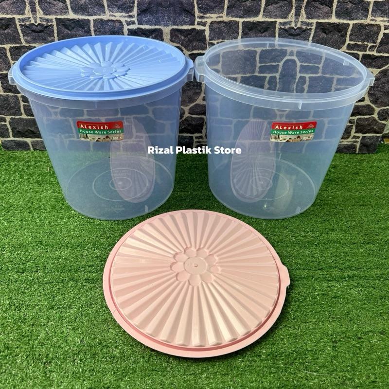 ( 3 PCS ) TOPLES PEYELE 10 LITER ALEXISH/TOPLES KERUPUK/TOPLES MAKANAN/TOPLES CEMILAN/TOPLES TUTUP PLASTIK/SERBAGUNA 1