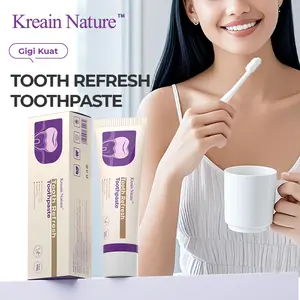[A]Kreain Clean and Soothing Toothpaste, Gentle Care, Fresh and Long-Lasting