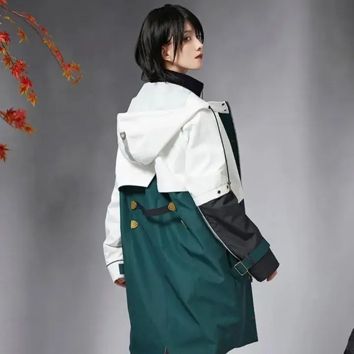 Dan Heng Parka Cosplay Jaket Jacket Cosplayer Honkai Star Rail Mantel Pria Wanita Cewek Cowok 7