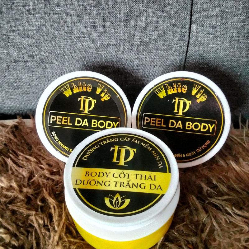 combo 2 kem peel +1 kem dưỡng trắng body DT White xài toàn thân