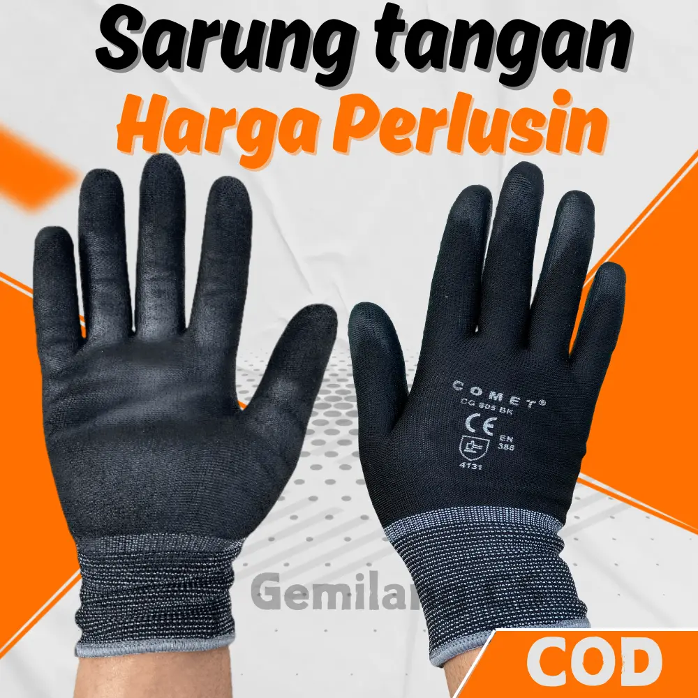Sarung Tangan Kerja Tahan Lama Lusinan dengan Garansi Produsen