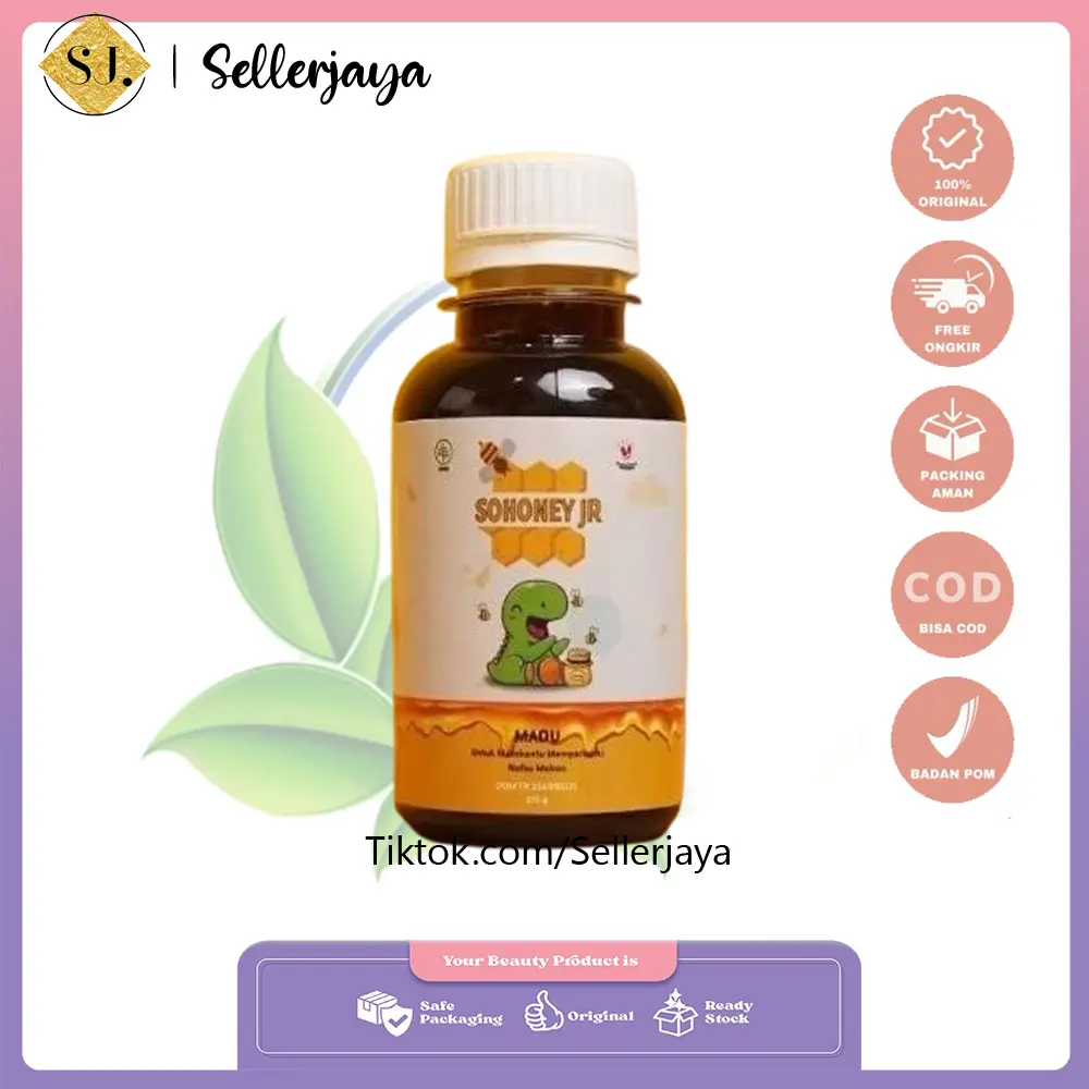 Madu Sohoney Jr Asli - Madu Herbal Penambah Nafsu Makan Anak 100% Original