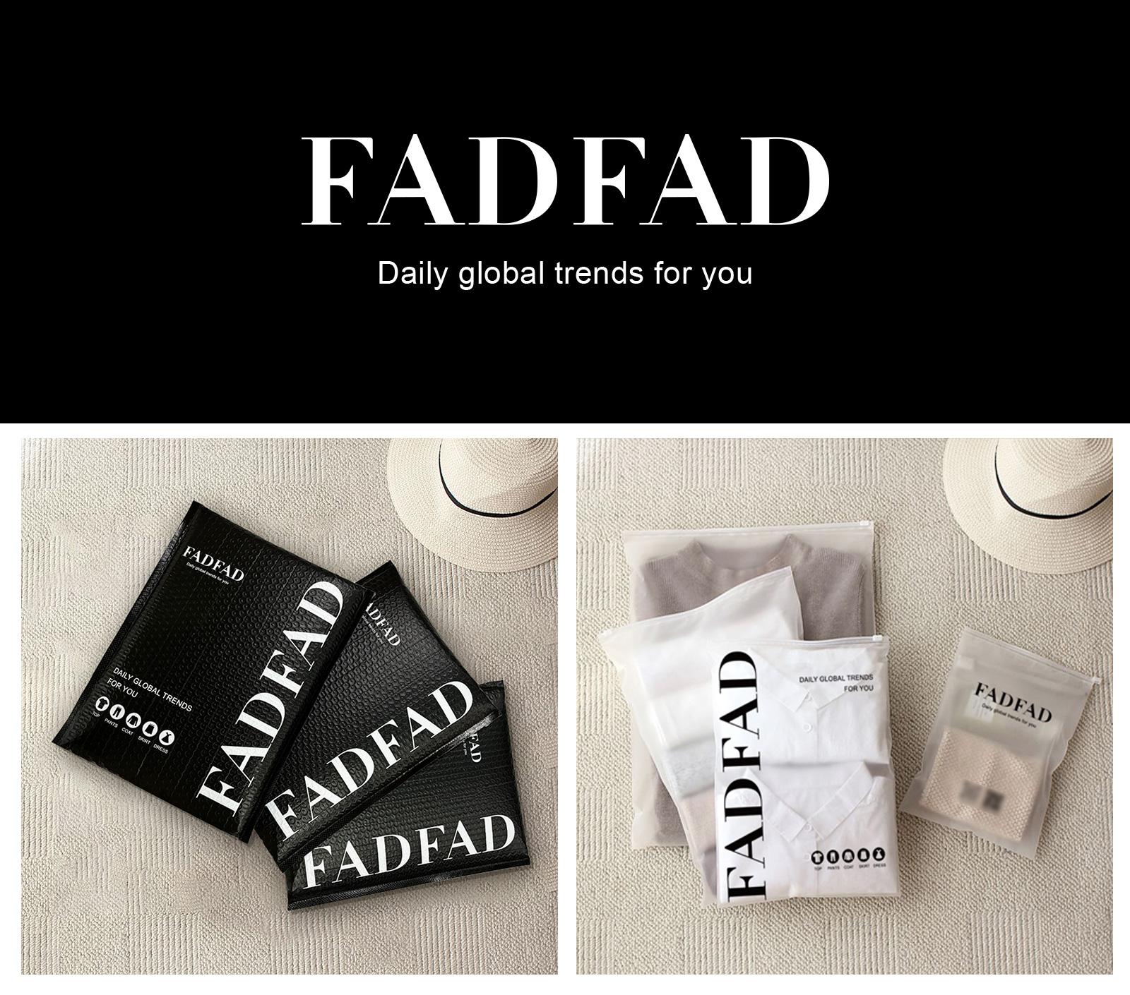 PO15 FADFAD Blus V-neck baru yang elegan dan bergaya