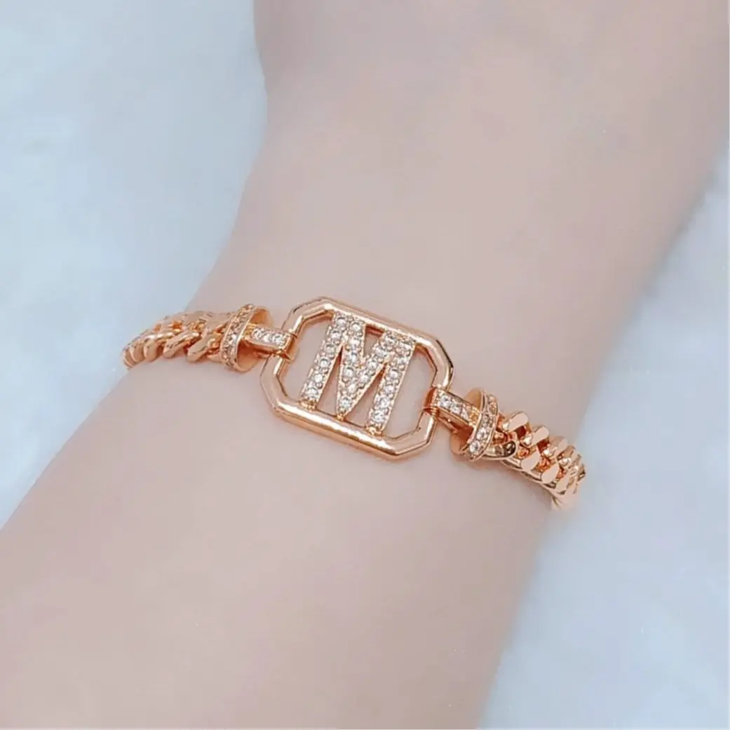 GELANG HURUF INSSIAL WANITA FASHION MEWAH