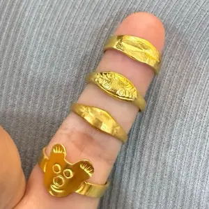 Cincin anak koin 91 Bisa di besar kecilkan