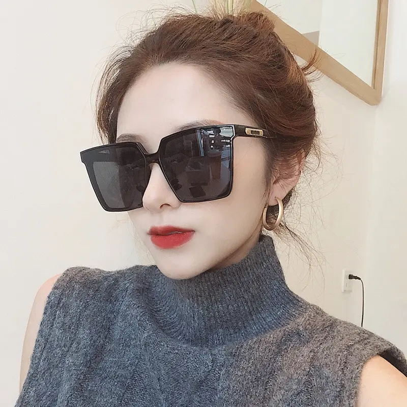 Kính Mát Thời Trang, Hình Vuông, Thích Hợp Cho Nam Và Nữ, Phong Cách Hoang Dã Hàng Mới Về 2