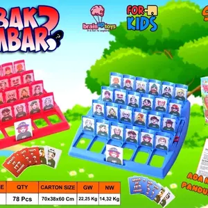 mainan anak tebak gambar board game