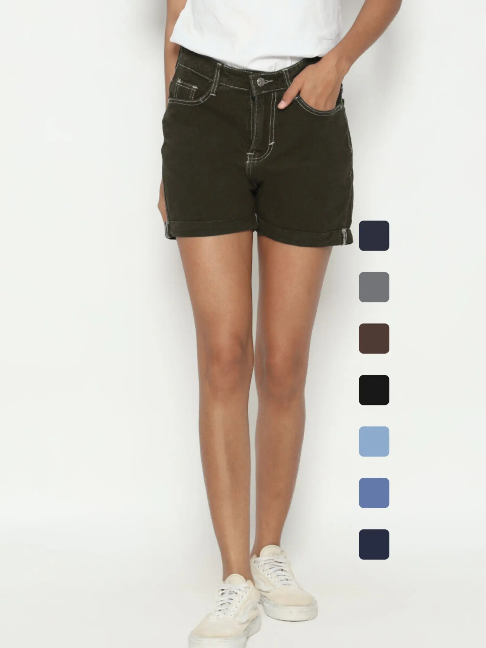TEAL.GO Hotpants Celana Pendek Jeans Wanita