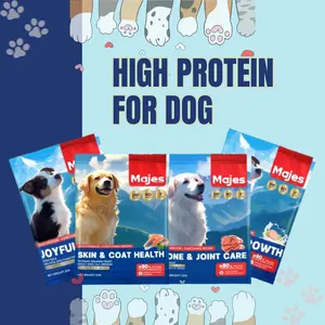 Majes High Protein Dog Food All Varian Adult Puppy Skin and Coat Digestive Bone Joint Makanan Kering Anjing Semua Breeds 1,5kg