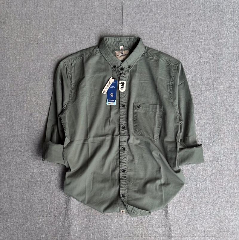 Product Introduction of Kemeja Skena Lengan Panjang Kemeja Polos Casual Pria Katun Hitam Baju Distro Kerja Logo Keren Muda Bordir Kain Flanel 20