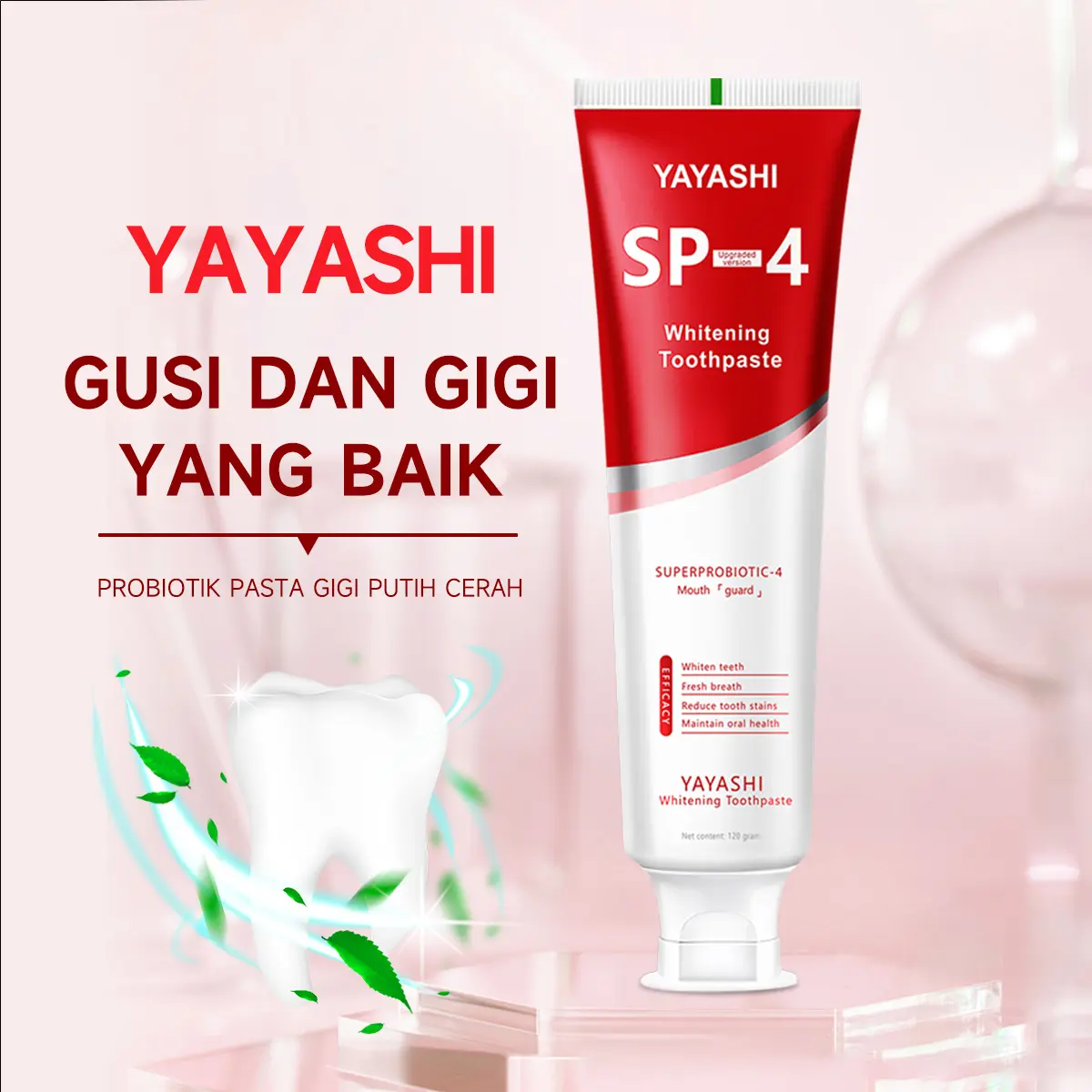 [NEW]SP-4/6/7 Rrobiotic Whitening Toothpaste - Perawatan Mulut Menyegarkan untuk Gigi Bersih, Cocok untuk Pria dan Wanita