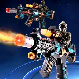 Promo Mainan Bisa Nyala Bisa Bunyi Mainan Aksi Tembakan Lampu ada asapnya