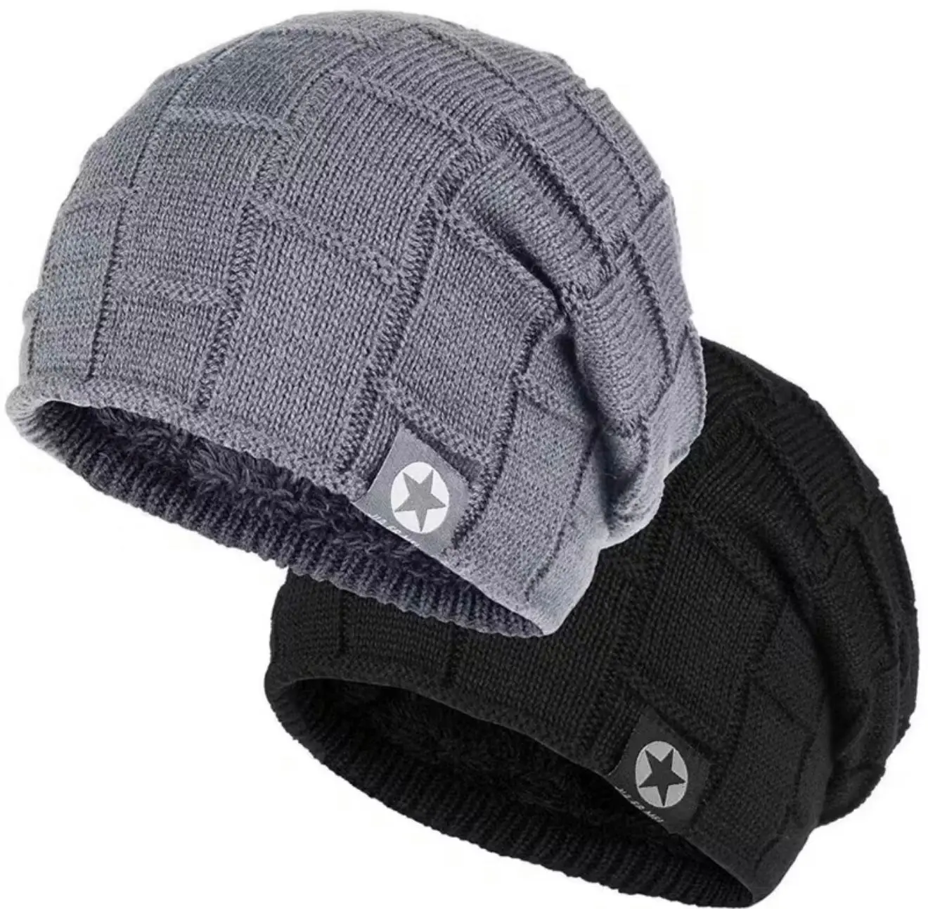 (COD) Topi Kupluk Beanie Rajut Fushi Pria Wanita Kekinian