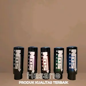 NOS Racing Tuas Knop Perseneling Mobil Manual 10cm drat 14&17 Stainless Steel Anti-Karat Universal untuk Sedan Hatchback SUV Ringan