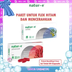 NATUR E Soft Capsule Advanced 32s & White 32s | Bundle | Bundling | Paket Bundling