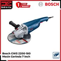 Gambar Bosch GWS 2200-180 Mesin Gerinda 7 Inch / Gerinda Tangan 7" / Angle Grinder dari Drill&Co Kota Administrasi Jakarta Barat 1 Tokopedia