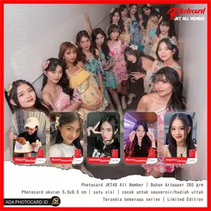 Photocard JKT48 All member + gen12 isi 100 Pcs | Bonus Stiker dan Inner Slevee | Limited Edition Bisa COD