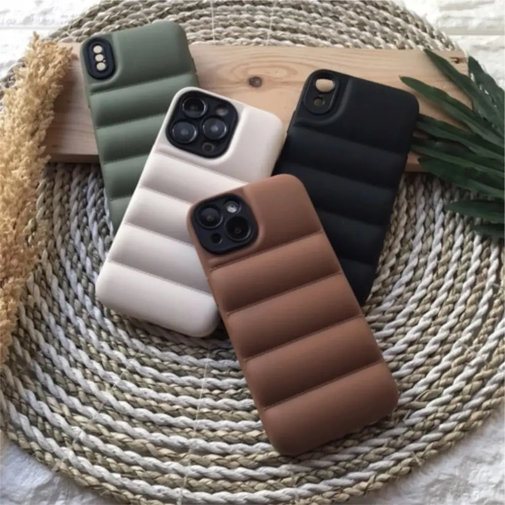 Case For iPhone 7 8 SE2020 7+ 8+ X XS XR 11 12 13 14 15 11PRO 12PRO MAX 13PROMAX 14PRO MAX Softcase Soft Puff Bantal Pro