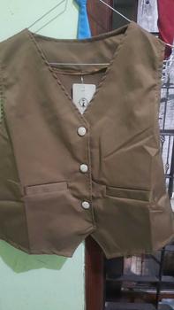 Product Review of One Set Outfit Vintage (Kemeja Polos, Vest, Rok) Setelan OOTD Yearbook Murah Terbaru - GGO24 from D**A 0
