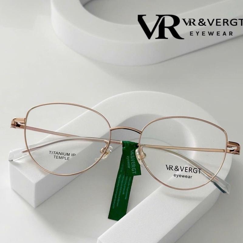  Gọng kính mắt mèo Hottrend V&G chất liệu titanium cao cấp 