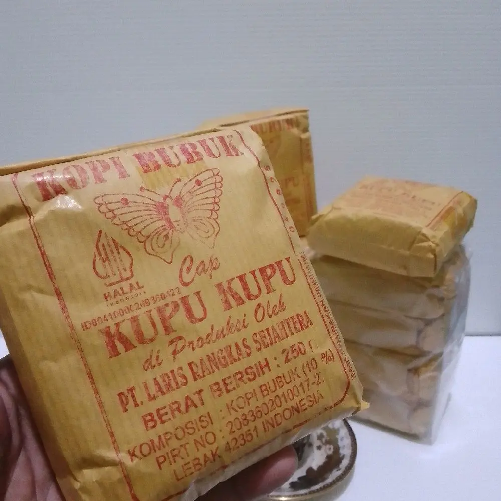 kopi kupu kupu 250 gram (¼kg) khas Rangkasbitung Lebak Banten Coffee Bubuk