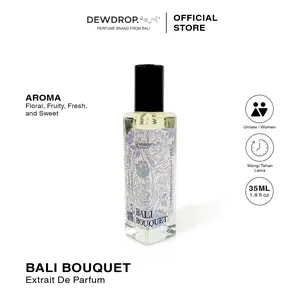 DEWDROP Extrait De Perfume Bali Bouquet 35 ML - Wangi Tahan Lama - Wangi Mewah