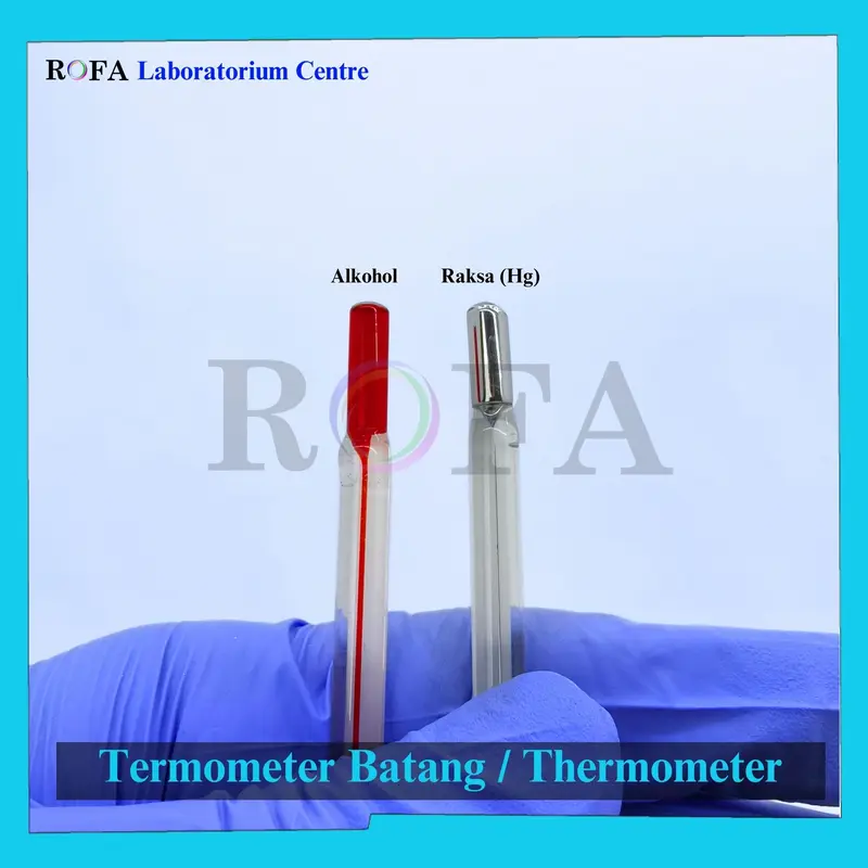 Termometer Kaca / Termometer Batang / Thermometer Laboratorium / Alat Ukur Suhu Temperatur 2