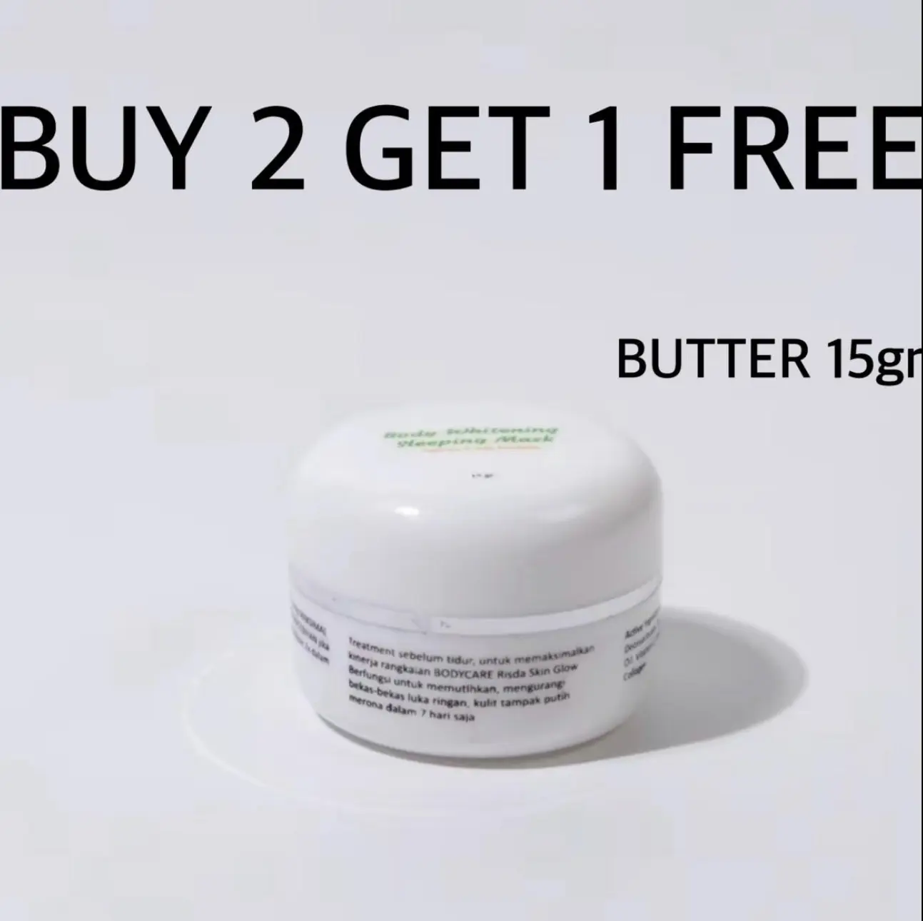 BUTTER 15gr BUY2GET1FREE BODY SLEEPING MASK