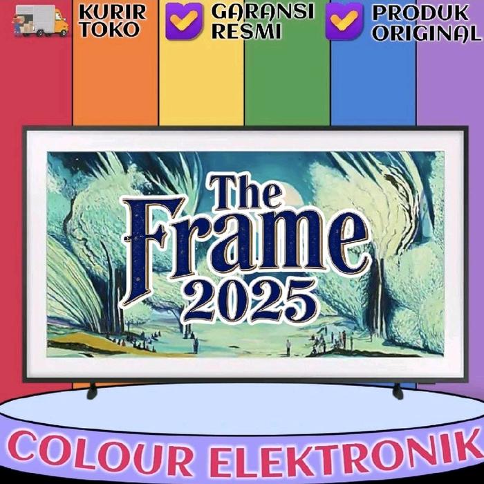 Gambar SAMSUNG 75LS03F QLED The Frame 75 inch QA75LS03F SMART TV 4K - TV ONLY dari Colour Elektronik Kab. Bogor 3 Tokopedia