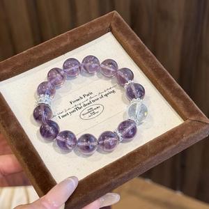 Purple Grape Uruguay Amethyst Bracelet/Good Luck/Shipping