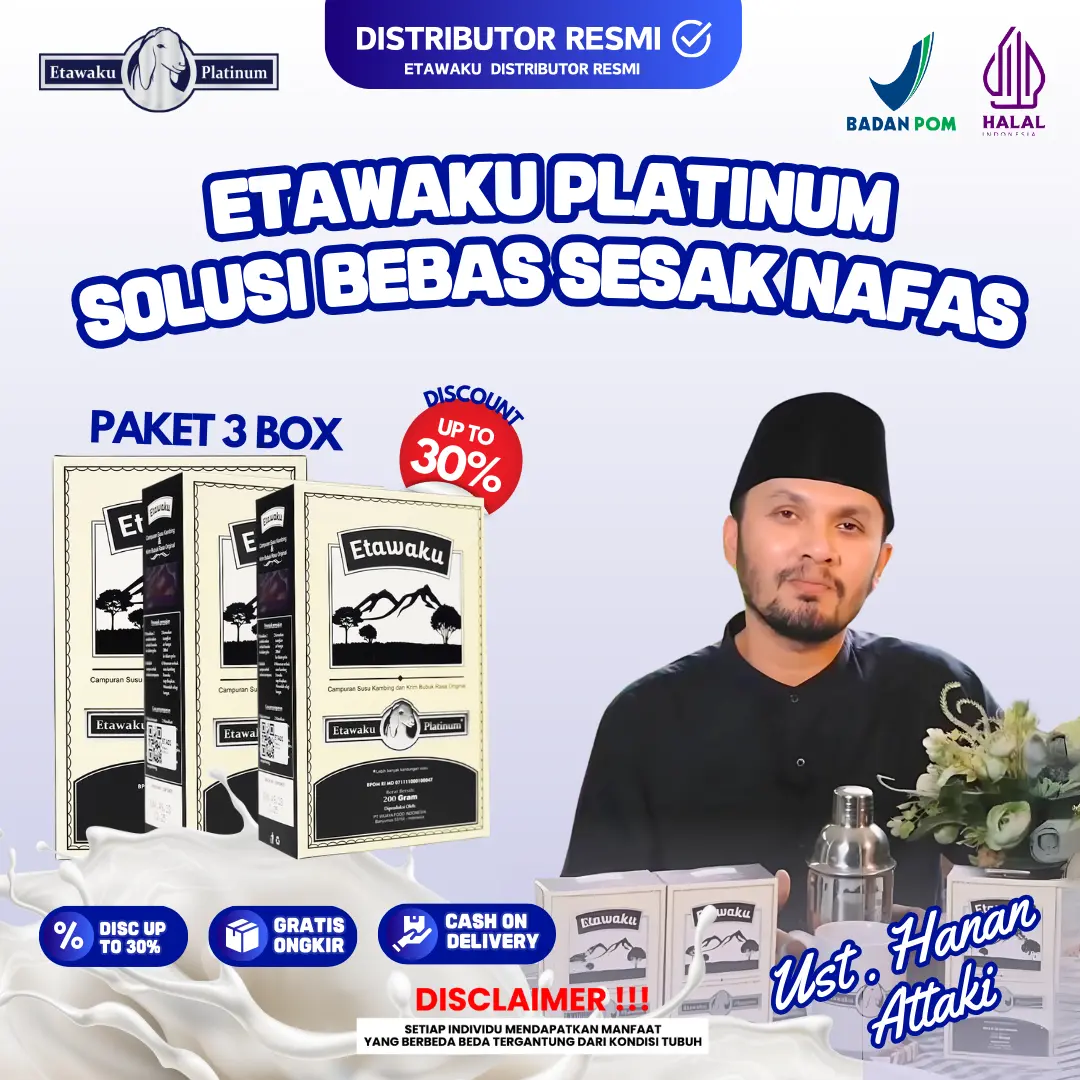 Susu Etawaku Original 3 Box | 200 gram | BPOM HALAL | DISTRIBUTOR RESMI [Bisa COD] Milk Bubuk Kambing