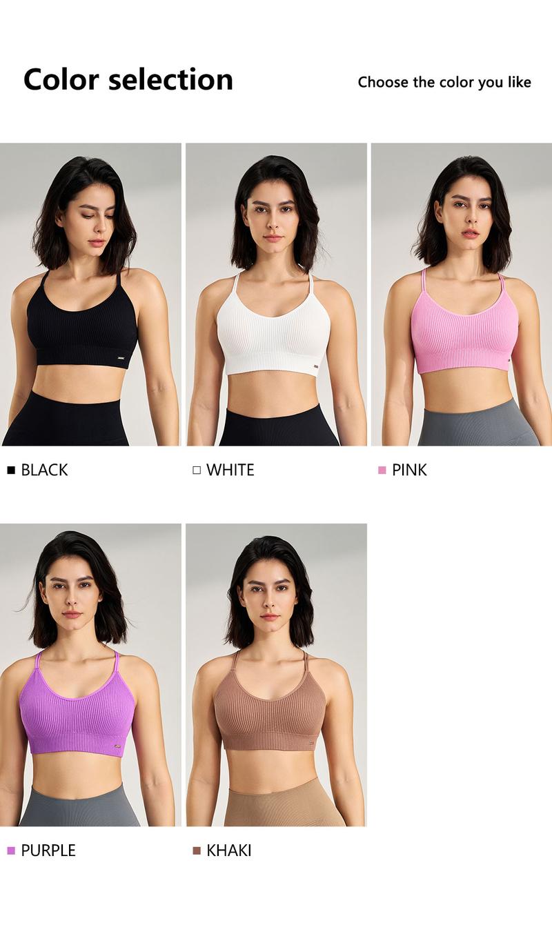 Product Introduction of Non-steel ring beautiful back breathable underwear large size sports bra yoga shockproof vest 10