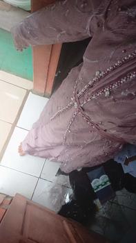 Product Review of Julissa Dress Free Outer Brokat Tille Mutiara Rompi Kondangan Gamis Pesta Polos from c**k 1