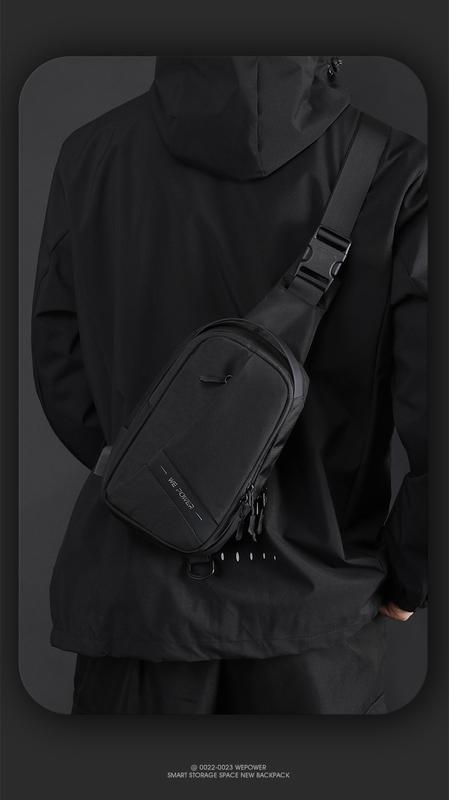 Product Introduction of Men's Casual Chest Bag Oxford Cloth Single Shoulder Crossbody Bag Youth Backpack Large Capacity Sports Bag handbags chest bag 가방 10