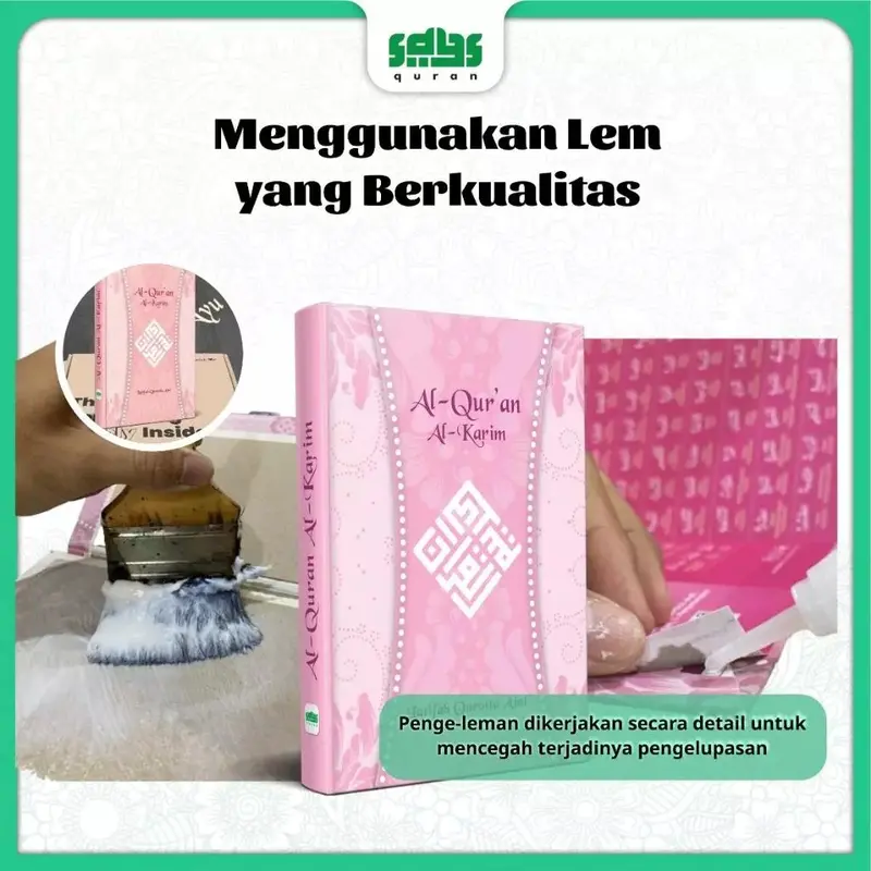 (A6) Alquran Custom Nama Batik Premium 8 Blok Tajwid Terlengkap - Says quran - Alqosbah 4