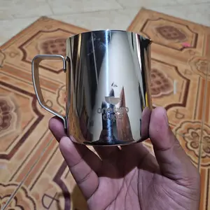 One Two Cups Gelas Pitcher Kopi Espresso Latte Art Stainless Steel 350