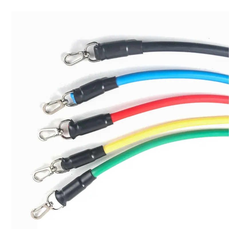 Bộ Dây Kháng Lực Tập Thể Dục, 11 Món, Tập Luyện Bài Tập Thông Dụng Tại Nhà, Dây Co Giãn, Thắt Lưng Kháng Lực 1