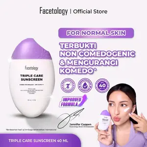 FACETOLOGY Triple Care Sunscreen SPF 40 PA++++ Wajah