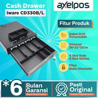 Gambar Laci Kasir Mini / Cash Drawer Mini Laci Kasir POS Axelpos CD 330 dari Axelpos Kota Administrasi Jakarta Pusat 1 Tokopedia