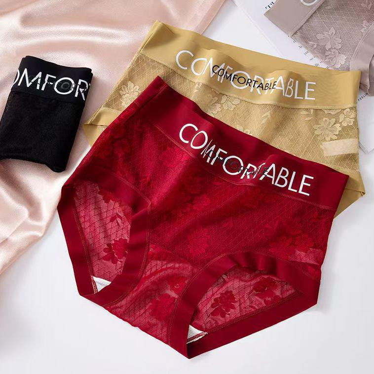Set 10 quần lót nữ chất ren mềm mịn 2comfortable không viền, gợi cảm cạp mềm mại thông thoáng, có size to, quần chíp nữ