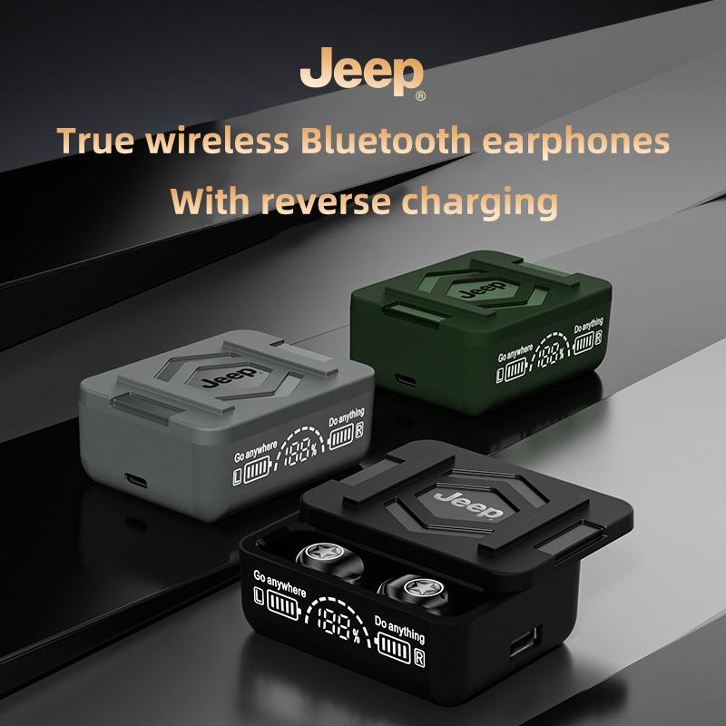 [Sản phẩm chính hãng] Jeep EW130,Tai nghe Bluetooth không dây thực sự, sạc pin dự phòng , chất lượng âm thanh Hifi, độ trễ thấp, Bluetooth 5.4, thời lượng pin lâu dài taing he man hinh ca mung tai nghe ngủ tainghe không dâ y