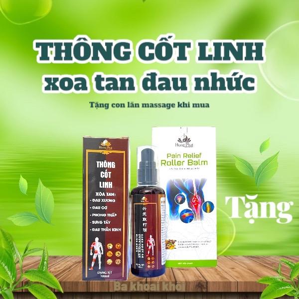 ( Tặng 1 thanh lăn cổ vai gáy) khi mua CAO XỊT XƯƠNG KHỚP THÔNG CỐT LINH 100ml HƯNG PHÁT hỗ trợ giảm đau nhức, bong gân trật khớp, hỗ trợ lưu thông khí huyết.