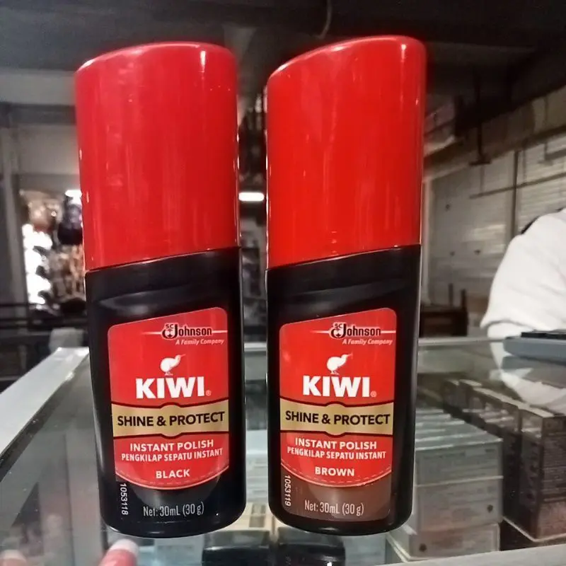 Semir Sepatu Kiwi 30ml Cair hitam, coklat, netral Shoe Shoes 0